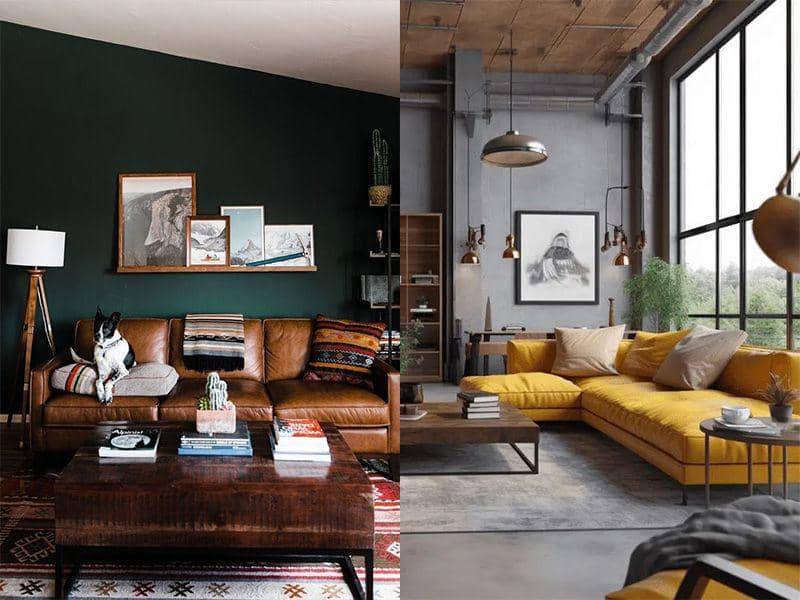 8 Ide Dekorasi Perpaduan Sofa Kulit untuk Ruangan Minimalis yang Chic