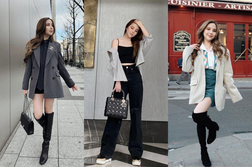 9 Ide Padu Padan Outerwear ala Agatha Chelsea, Berkelas!