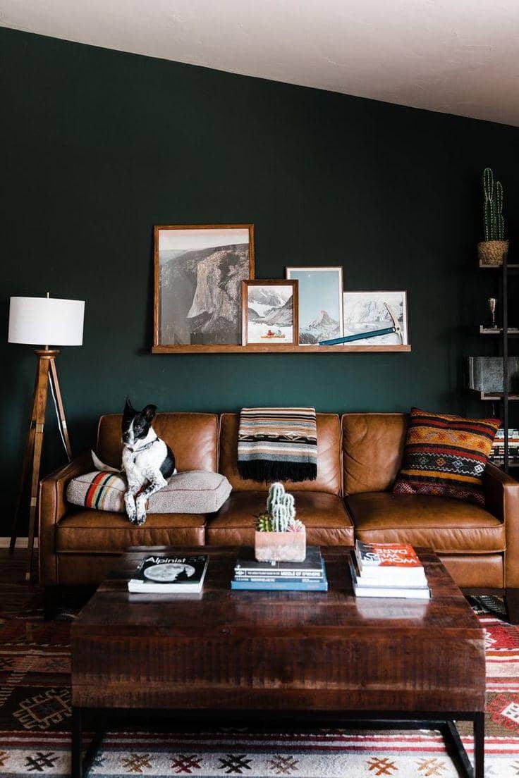 ide padu padan sofa kulit dan interior ruangan (thehearnes.com)