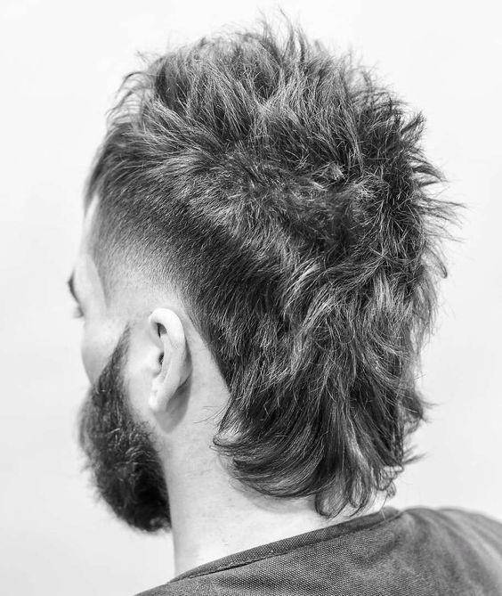 Feathered mohawk (pinterest.com)