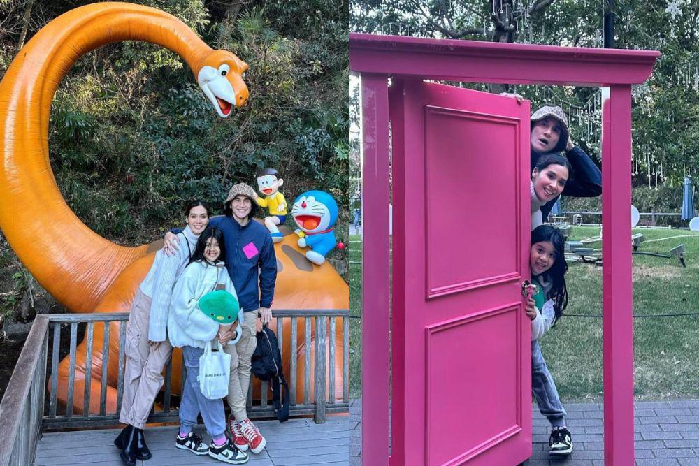 7 Potret Keluarga Vino di Museum Doraemon dan Sesame Street Market