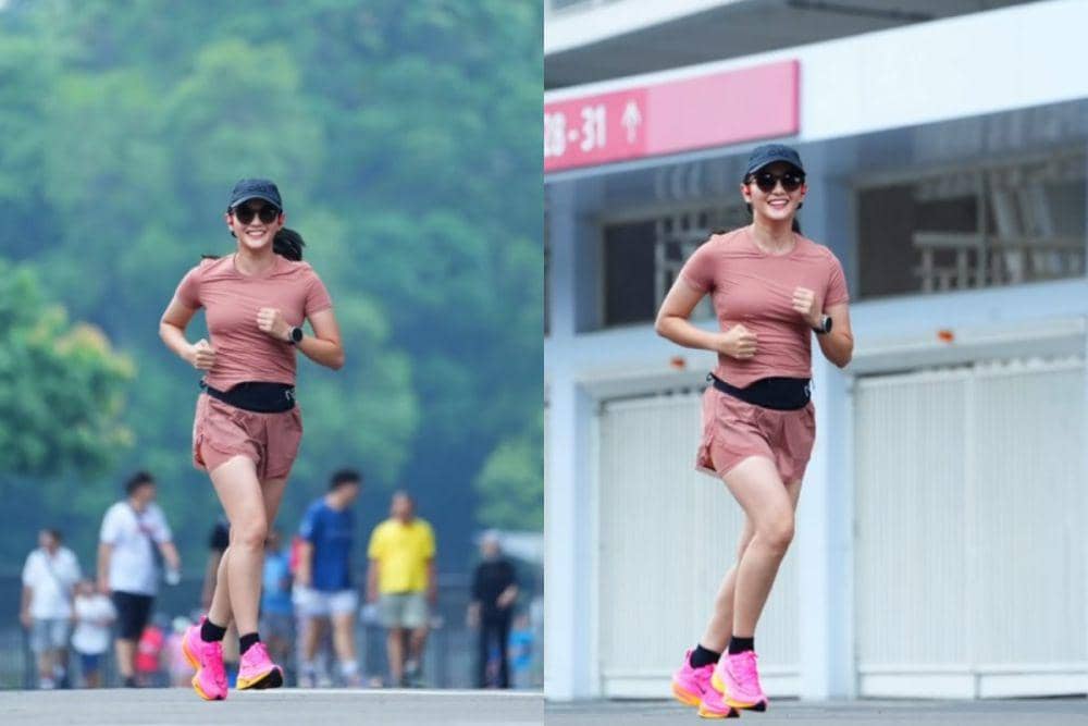 7 Potret Ririn Ekawati Rajin Lari di GBK, Foto-fotonya Estetik!