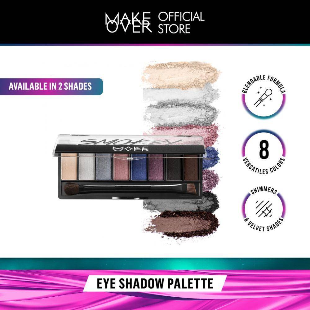 rekomendasi eyeshadow biru (shopee.co.id/Make Over Official Shop)