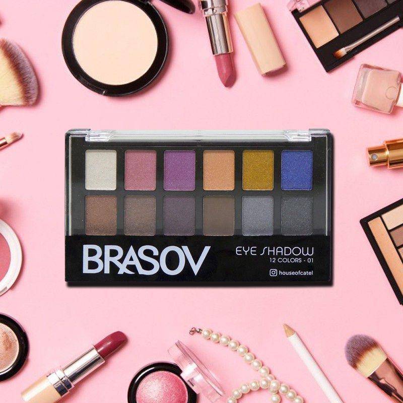 rekomendasi eyeshadow biru (shopee.co.id/Brasov Official Shop)