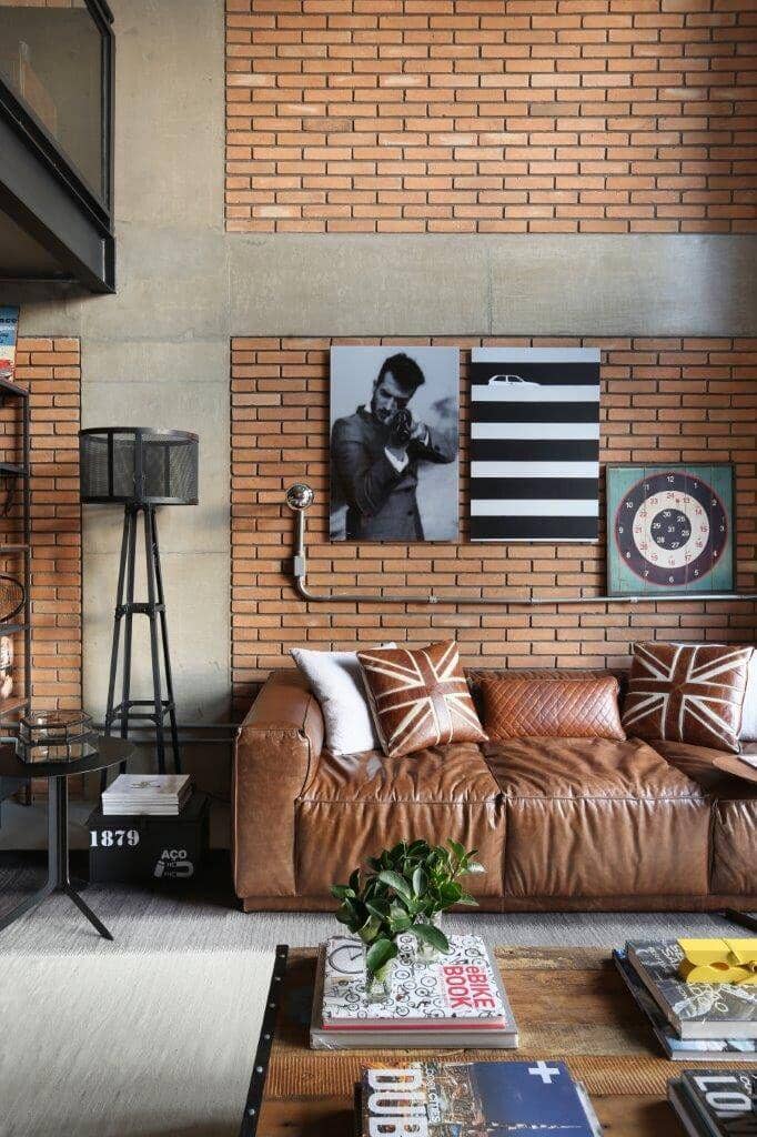 ide padu padan sofa kulit dan interior ruangan (urbana.com.pt)