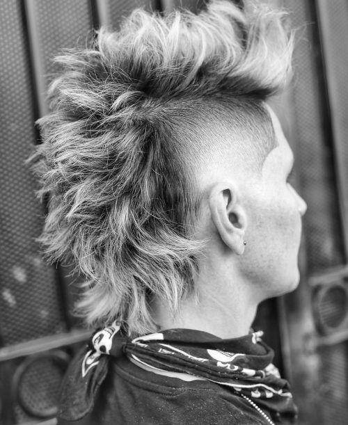 Long hair mohawk (pinterest.com)