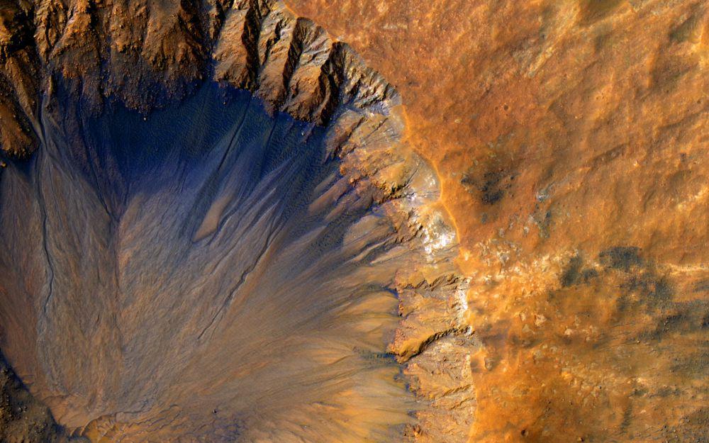 ilustrasi permukaan Planet Mars (unsplash.com/NASA)