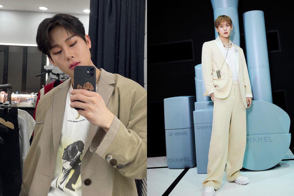 7 Ide Padu Padan Blazer ala Joohoney MONSTA X, Classy dan Stunning!