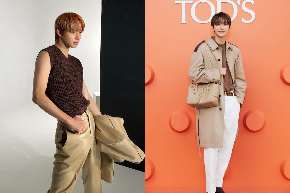 7 Ide Outfit Nuansa Cokelat ala Jungwoo NCT, Formal hingga Kasual!