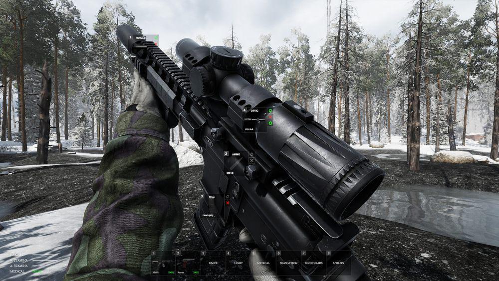 gameplay Road to Vostok (dok. Road to Vostok/Road to Vostok)