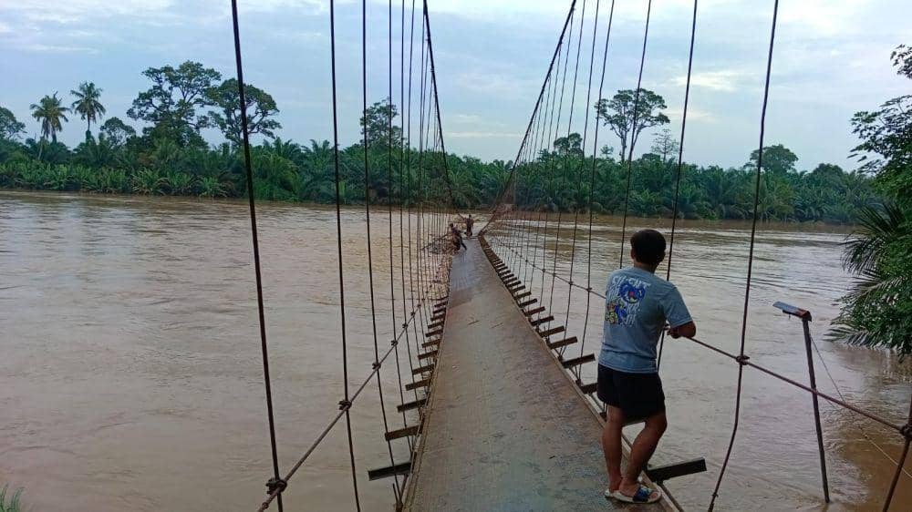 Banjir melanda Musi Rawas Utara akibat intensitas hujan tinggi dalam beberapa waktu terakhir (Dok: BPBD Sumsel)