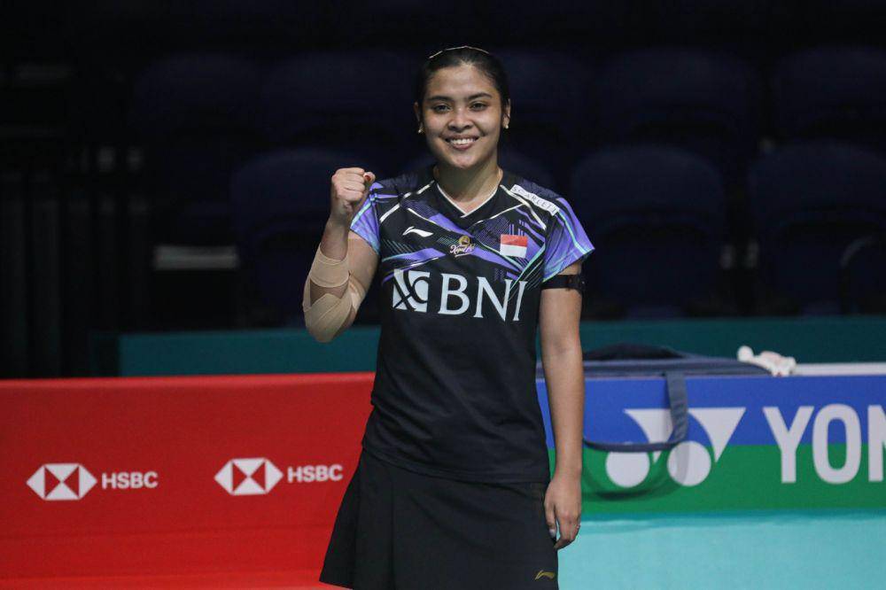 Gregoria Mariska Tunjung di babak 32 besar Malaysia Open 2024 (dok. PP PBSI)