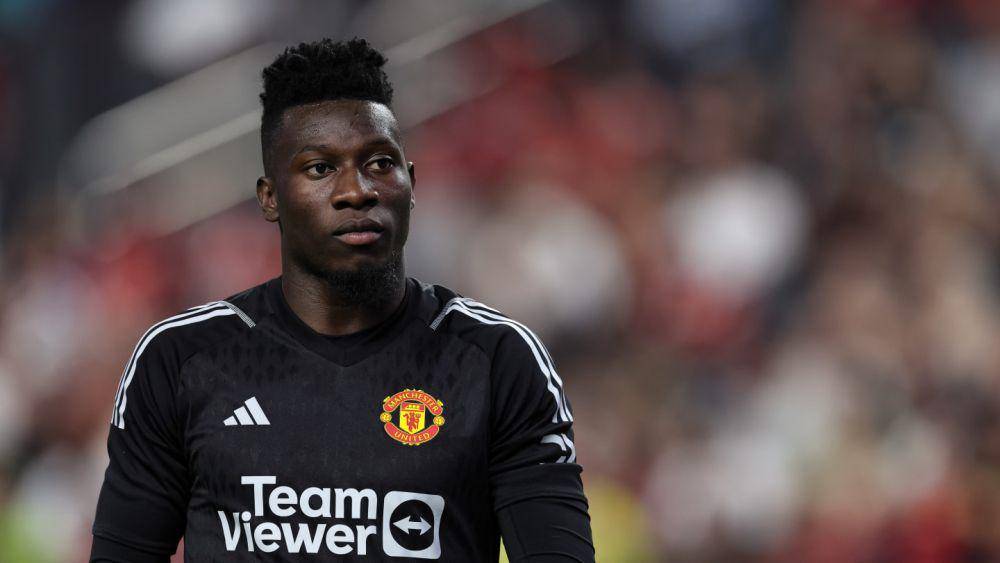 Foto Andre Onana dalam berseragam Manchester United.(90min.com)
