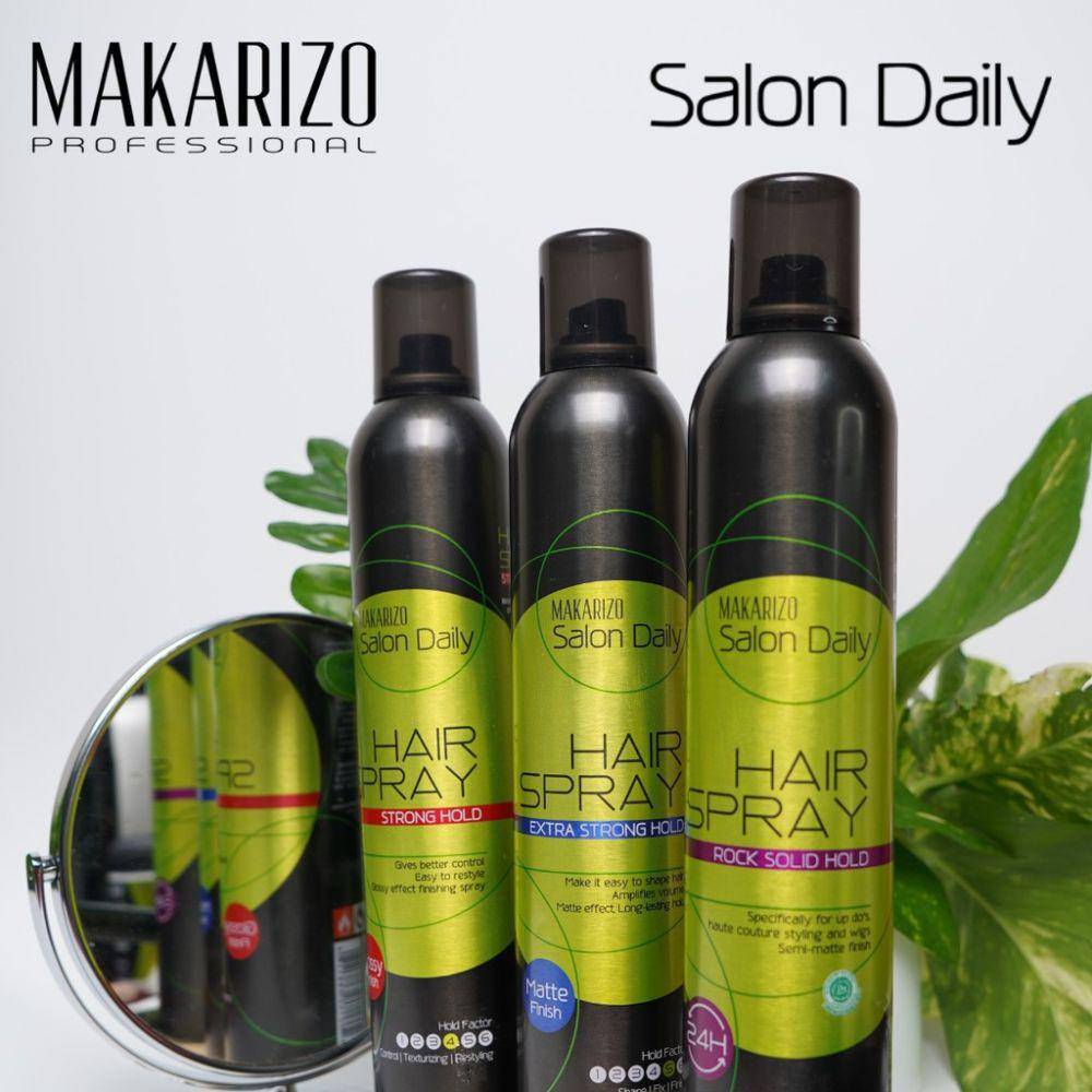 rekomendasi hairspray (shopee.co.id/Makarizo Professional Official Shop)