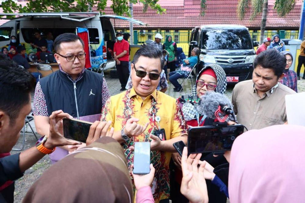 Dirjen Dukcapil Teguh Setyabudi ketika diwawancarai. (Dok. Dirjen Dukcapil)
