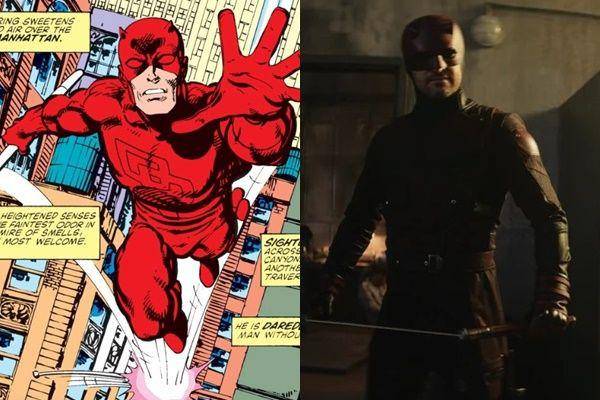 potret perbandingan karakter serial Marvel Echo vs komik (dok. Marvel)