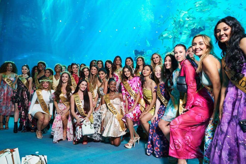 Potret Finalis Miss Global 2023 saat Berkunjung ke Vinwonders (Fcaebook.com/Miss Global Organization)