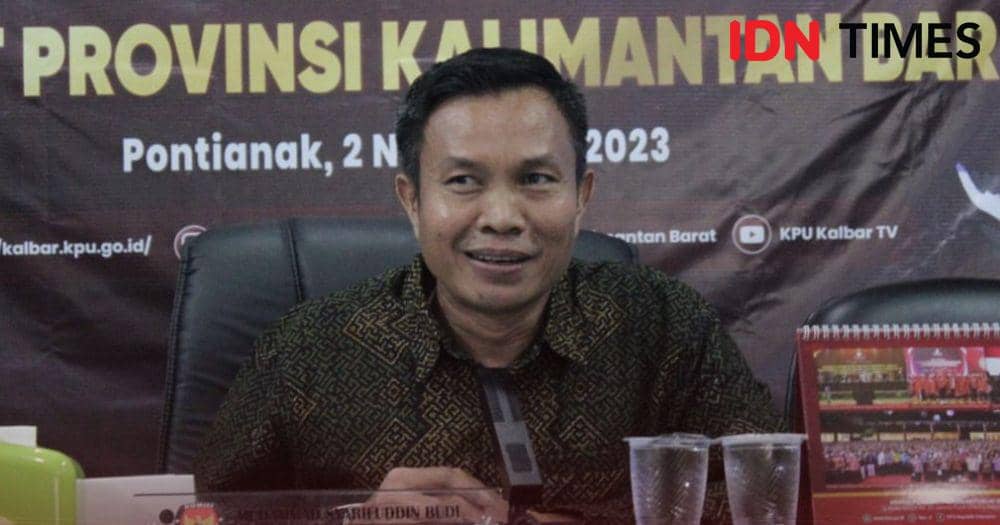 Ketua KPU Provinsi Kalimantan Barat, Muhammad Syarifudin Budi. (IDN Times/Istimewa).