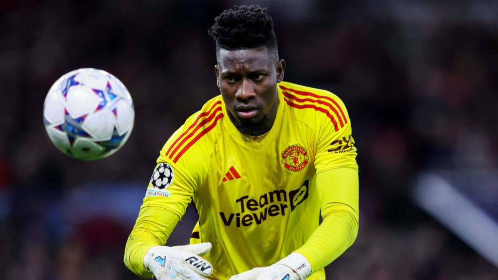 Andre Onanan dalam seragam Manchester United.(goal.com)