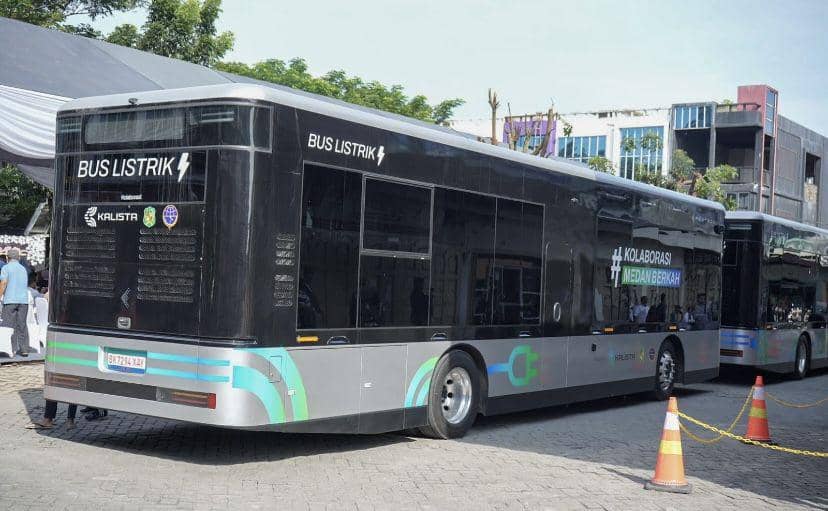 Bus Listrik Gratis Pemerintah Kota Medan (Dok. Diskominfo Medan)