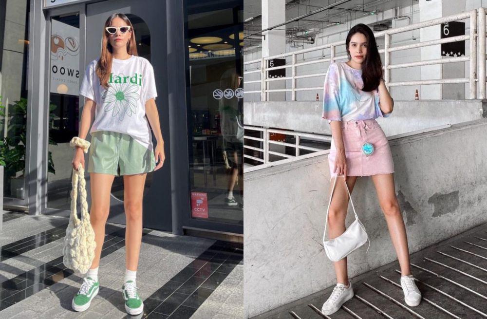 8 Inspirasi Outfit ke Taman Hiburan ala Baitoey Punnisa, Cheerful!