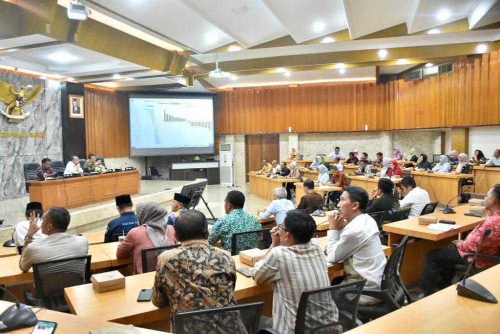 Rakor pengendalian inflasi TPID NTB, Jumat (12/1/2024). (dok. Istimewa)