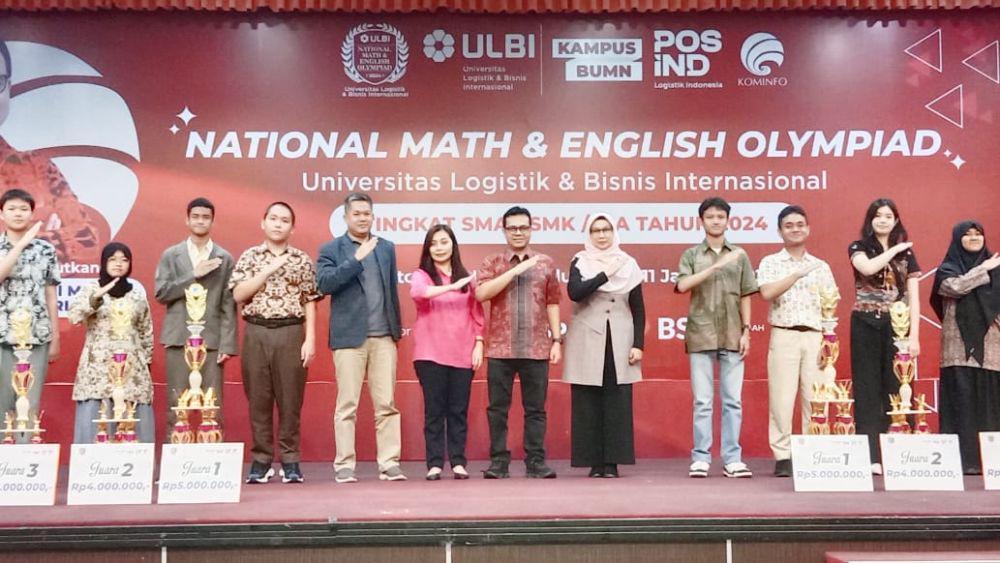 ULBI Sukses Gelar Olimpiade Matematika dan Bahasa Inggris Tingkat Nasional