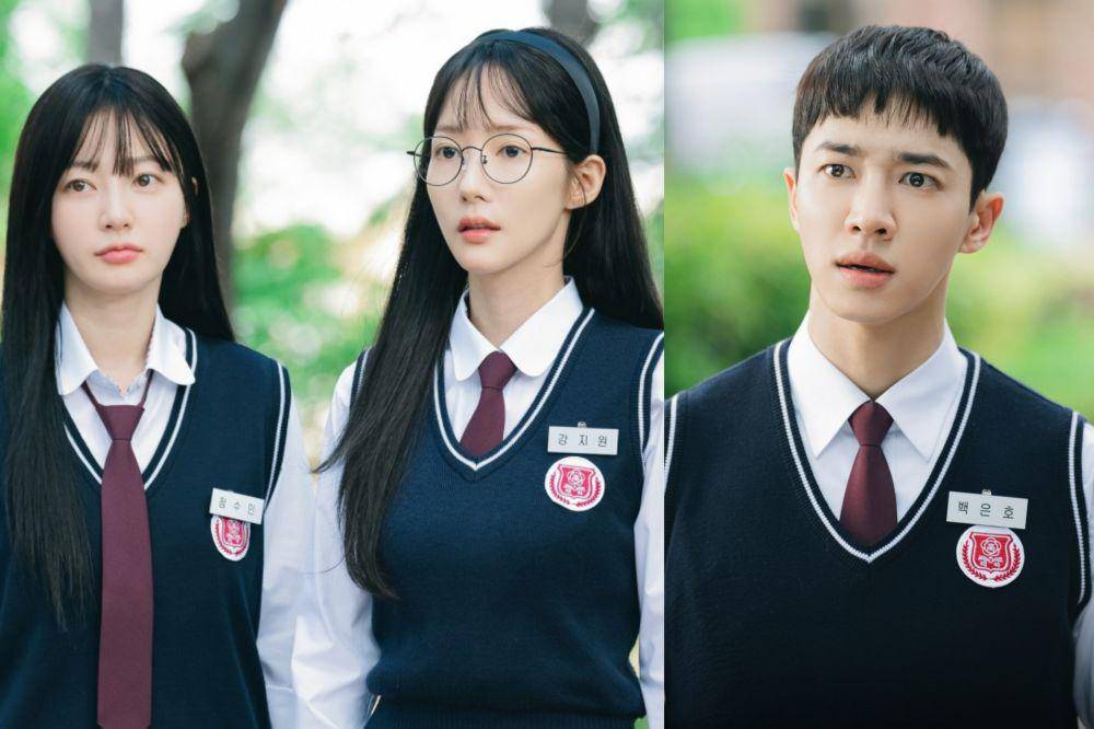 cuplikan Song Ha Yoon, Park Min Young, dan Lee Gi Kwang di drakor Marry My Husband (dok. tvN/내 남편과 결혼해줘)