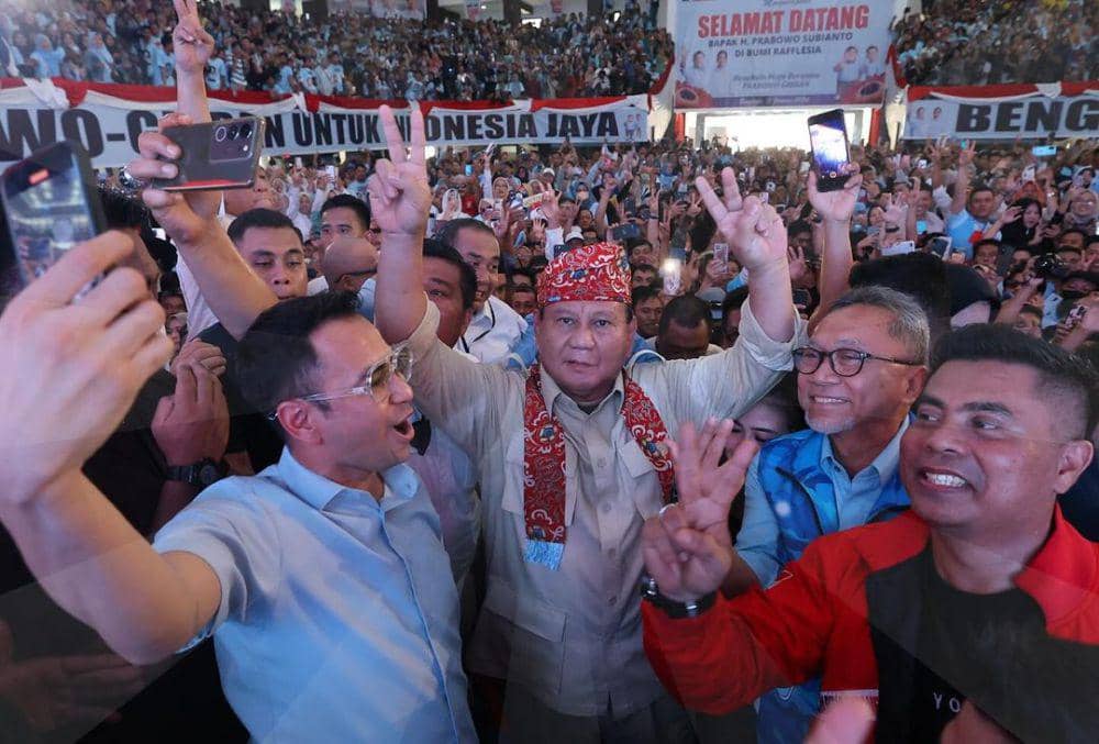 potret Raffi dampingi Prabowo kampanye di Bengkulu dan Lampung (instagram.com/zul.hasan)