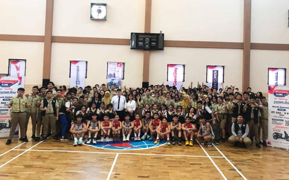 Roadshow Honda DBL ke SMA Global Prima Medan (Dok. IDN Times)