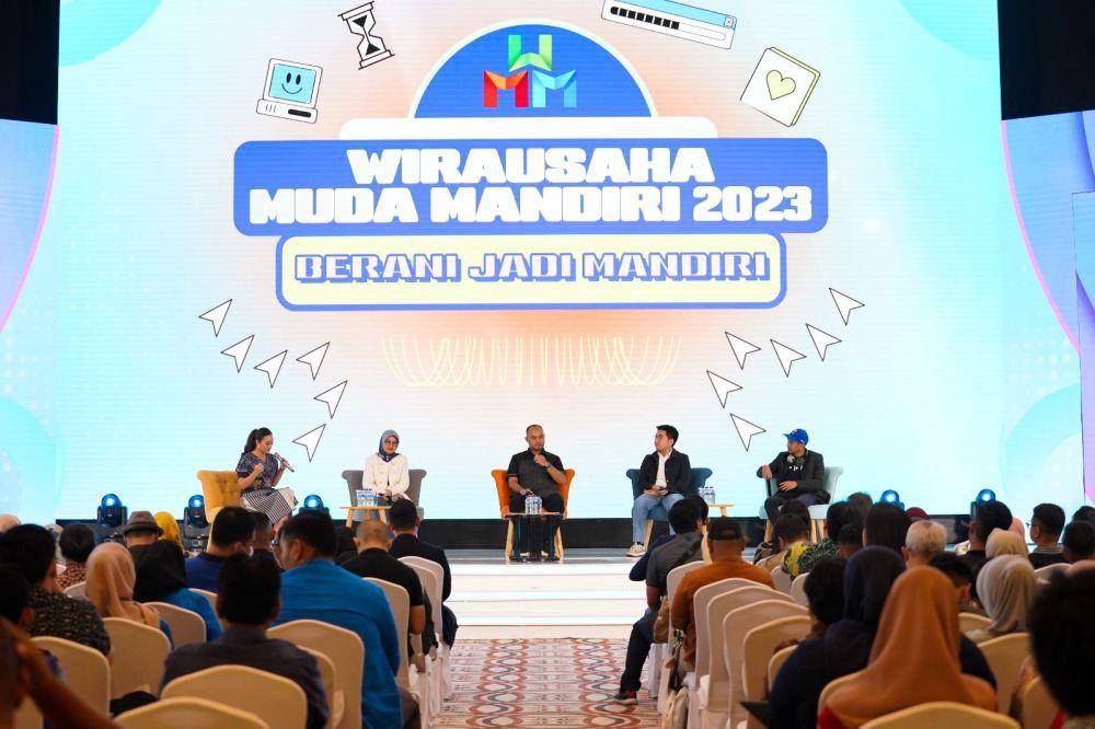 Bank Mandiri kembali menggelar kompetisi bisnis anak muda terbesar di Indonesia, Wirausaha Muda Mandiri (WMM) 2023. (dok. Bank Mandiri)