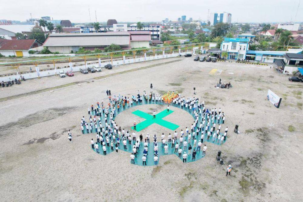Peringati Bulan K3, Pelindo Grup menggelar berbagai kegiatan menarik untuk insan SPMT dan Pelindo Group serta masyarakat luas. (Dok. IDN Times)