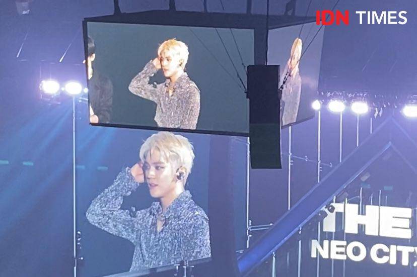 konser THE UNITY - NCT 127 3RD TOUR NEO CITY : JAKARTA di hari pertama, Sabtu (13/1/2024) (IDN Times/Rani Asnurida)