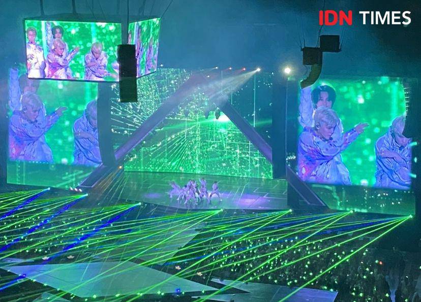 konser THE UNITY - NCT 127 3RD TOUR NEO CITY : JAKARTA di hari pertama, Sabtu (13/1/2024) (IDN Times/Rani Asnurida)