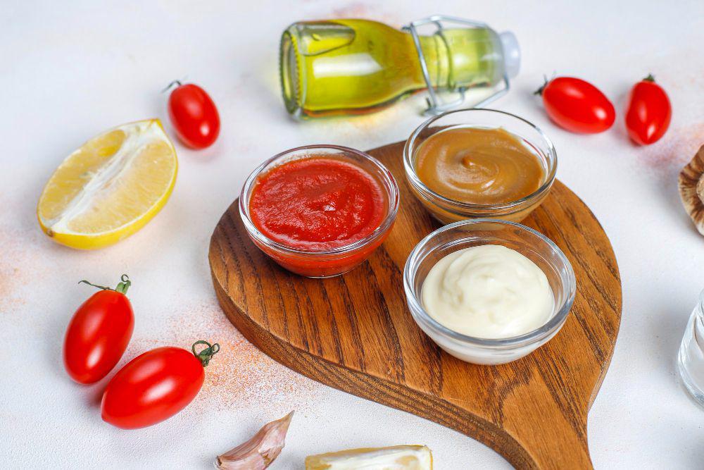 ilustrasi aneka jenis saus (freepik.com/azerbaijan-stockers)