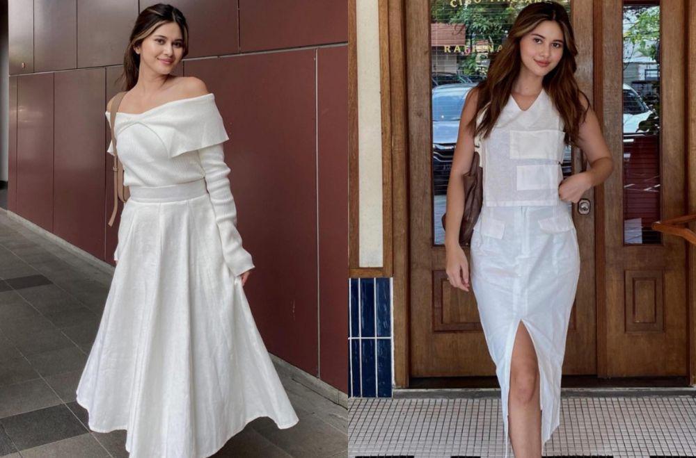9 Outfit Feminin Bernuansa Putih ala Namira Adzani, Simple dan Chic!