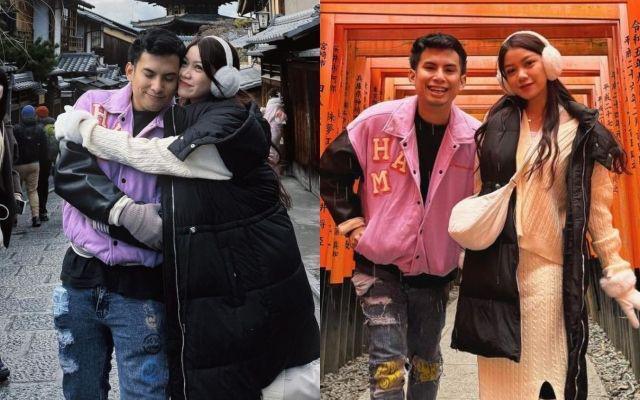 10 Potret Regina Phoenix dan Okin Jalan-jalan ke Kyoto, Romantis!