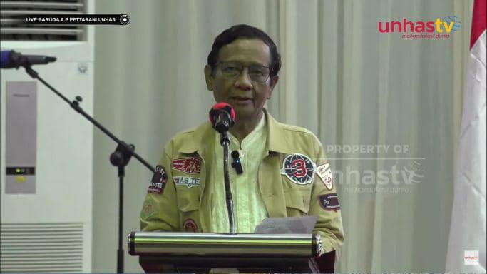 Di Unhas, Mahfud MD Bicara Lanjutkan Program Jokowi