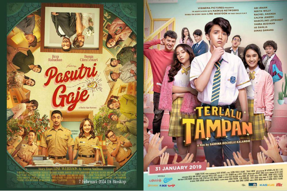 9 Film Komedi yang Diadaptasi dari Novel dan Webtoon Populer