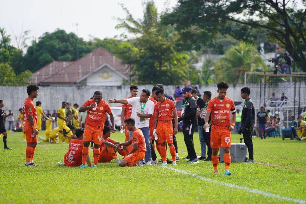 Persiraja Banda Aceh saat melawan Semen Padang Fc di Stadion Langsa, Kota Langsa, Aceh. (Dokumentasi Media Official Persiraja Banda Aceh untuk IDN Times)