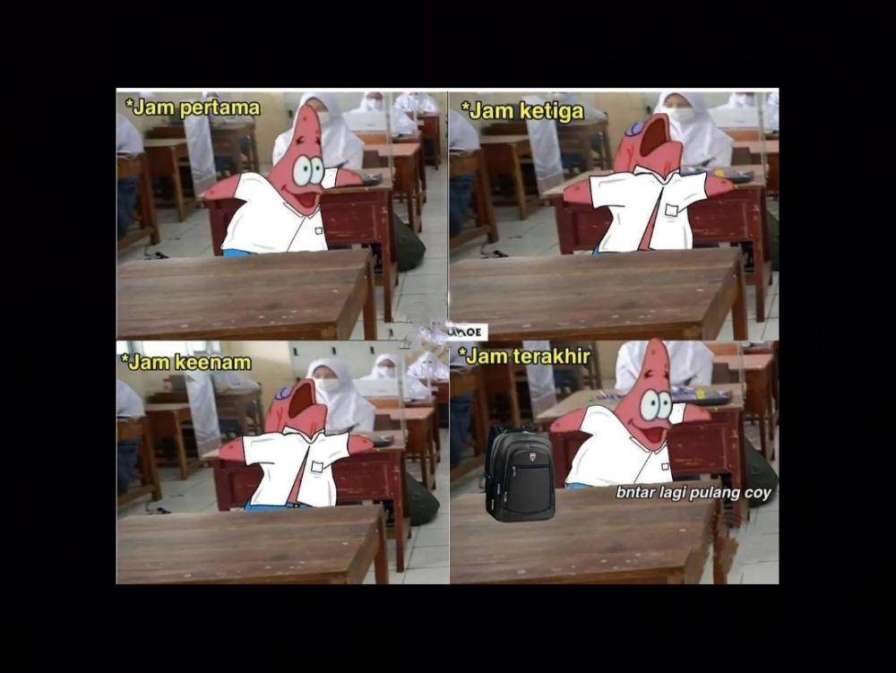8 Meme Patrick Tidur Gak Kenal Waktu dan Tempat, Tiada Hari Tanpa Turu