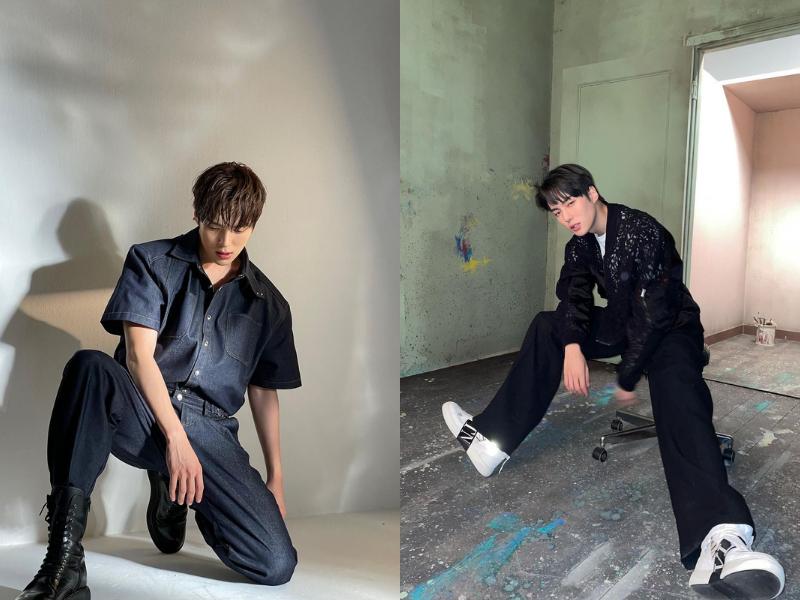 8 Inspirasi Outfit Monokrom ala Minhyuk MONSTA X, Super Chic!
