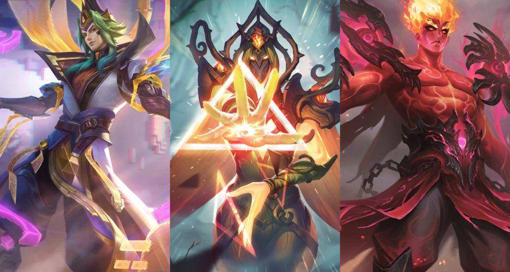 tampilan hero Vale, Yve dan Valir (dok. Moonton/Mobile Legends)