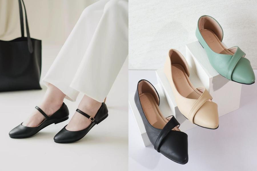 10 Flat Shoes Cewek Terbaik untuk OOTD Sehari-hari, Desainnya Kekinian