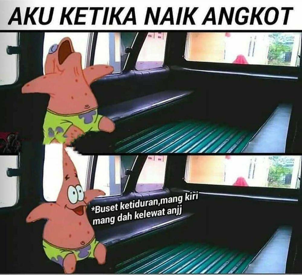meme Patrick tidur (instagram.com/papapetrik.id)