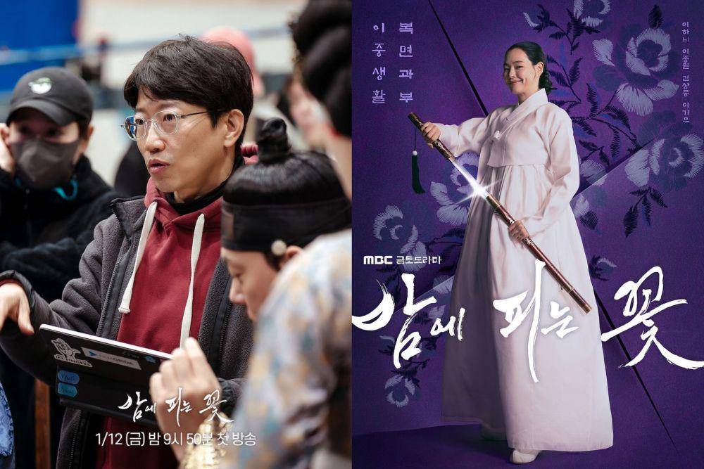 sutradara Jang Tae Yoo saat mengarahkan drakor Knight Flower (instagram com/mbcdrama_now)
