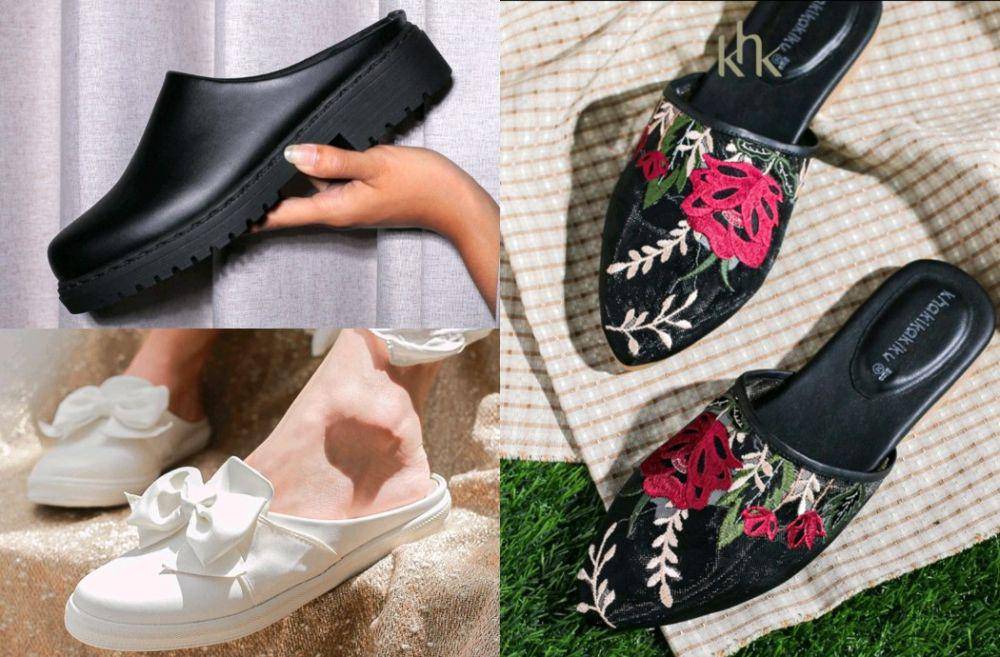 Sepatu mules Khakikakiku (shopee.co.id/
