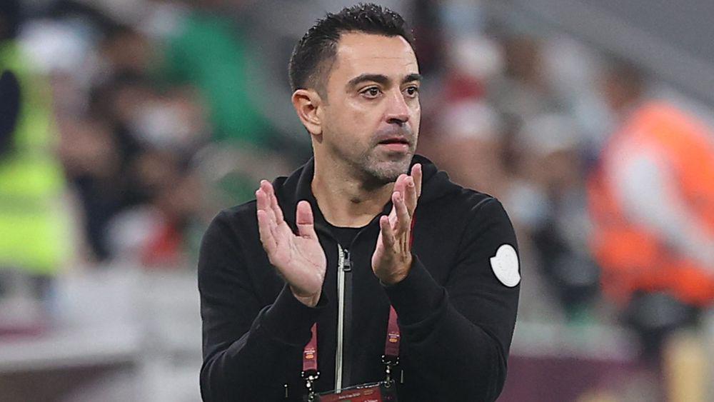 Foto Xavi Hernandez sebagai pelatih.(skysports.com)