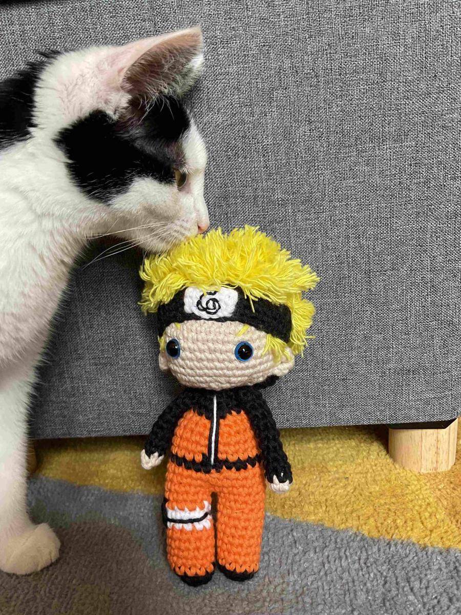 potret rajutan tangan bertema Naruto (reddit.com/user/bublinka11)