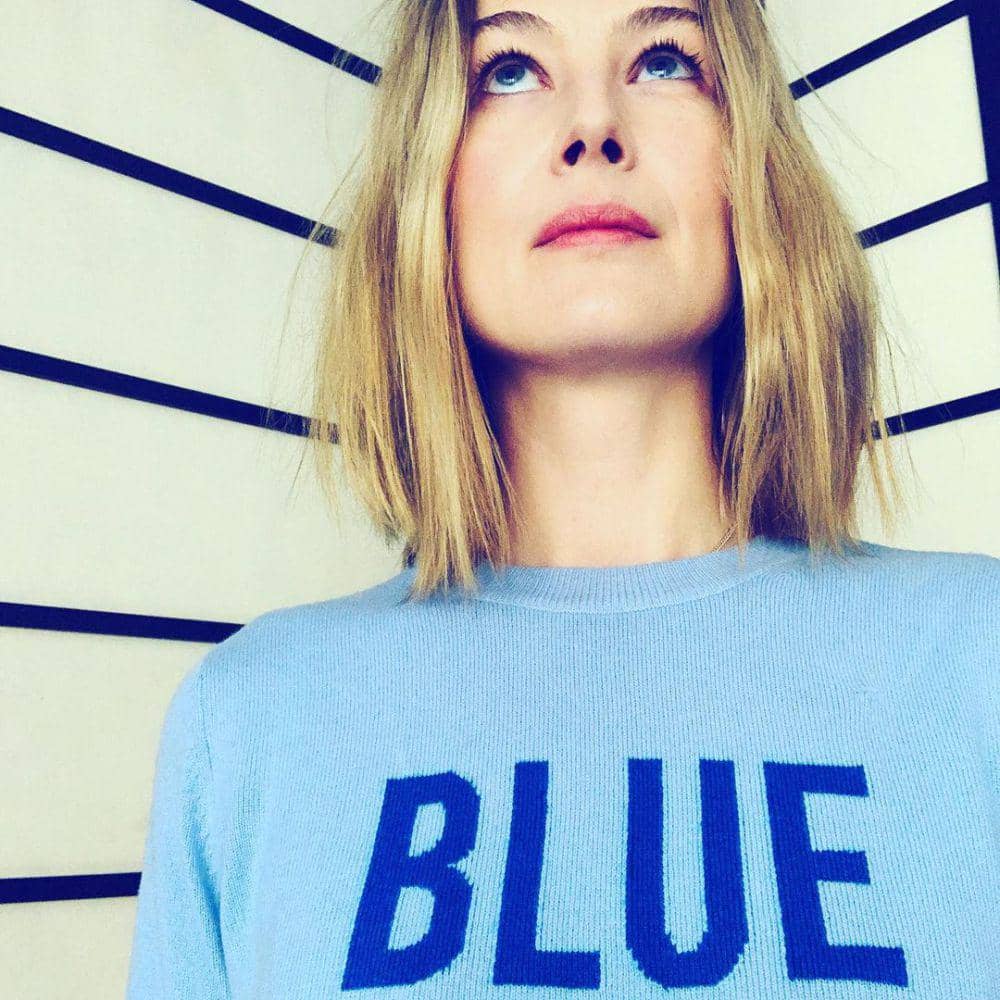gaya makeup ala Rosamund Pike (instagram.com/mspike)